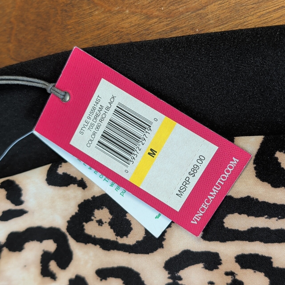 Vince Camuto Animal Print Pencil Skirt Size Medium - Picture 7 of 13